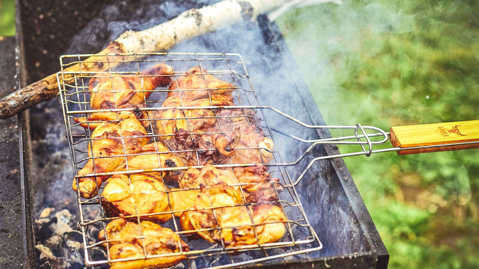 How to Grill Chicken That's Charred Outside and Done Inside